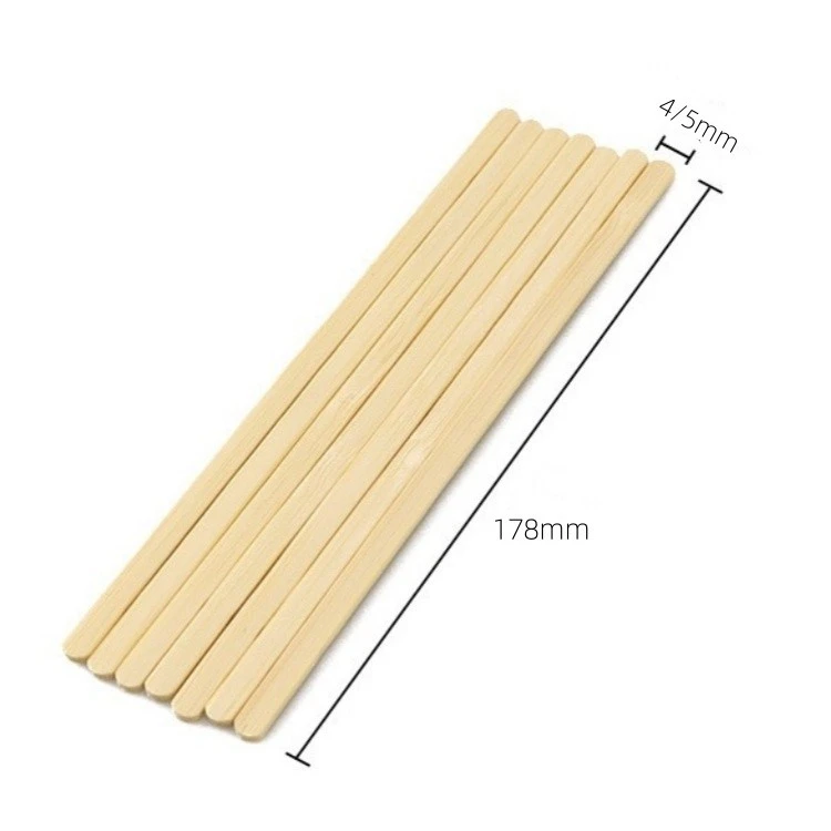 178mm Bamboo Stirrer Sticks Or Bamboo Coffee Stirrers